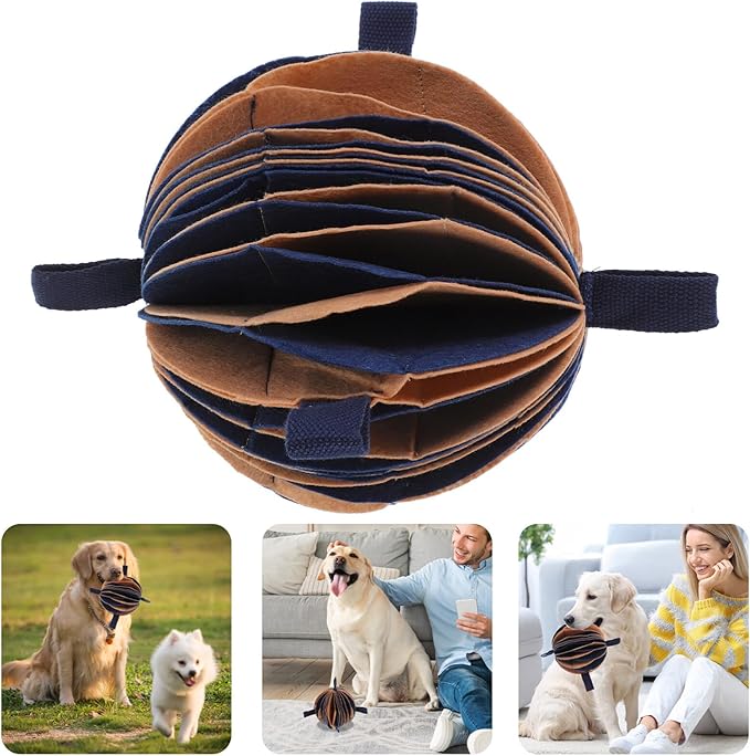 NOLITOY Colorful Snuffle for Dogs Interactive Treat Dispensing Toy for Mental and Slow Feeding Fun and Engaging Puzzle Game for Pet Training and Chewing Instincts