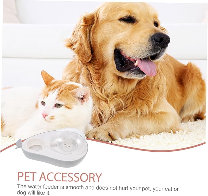 Automatic Pet Water Dispenser Durable Bite-Resistant Water Bowl for Cats and Dogs Smooth Surface Lightweight Design Household Waterer for Pets