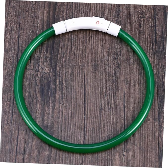Rechargeable Led Flashing Dog Collar USB Luminous Pet Collar with Light Modes for Night Safety Green Energy-Saving Design