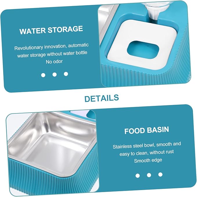SUPVOX Detachable Automatic Pet Water Dispenser Bottle Design Convenient Indoor Water Feeder for Dogs and Cats Easy to and Maintain for Busy Pet Owners