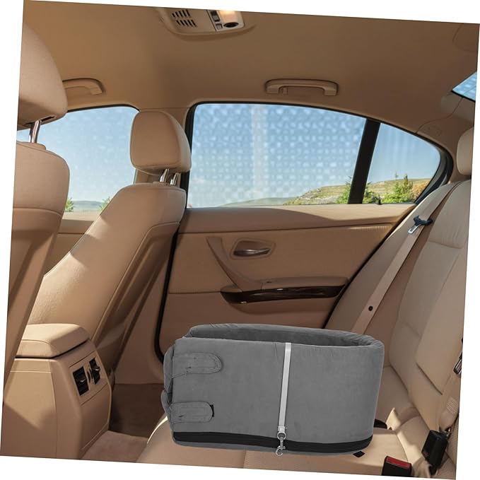 Yardwe Car Dog Cushion Seat Non- Pet Car Bed Travel Cushion for Dogs Easy to Protects Against Stains and Marks for Backseat Use