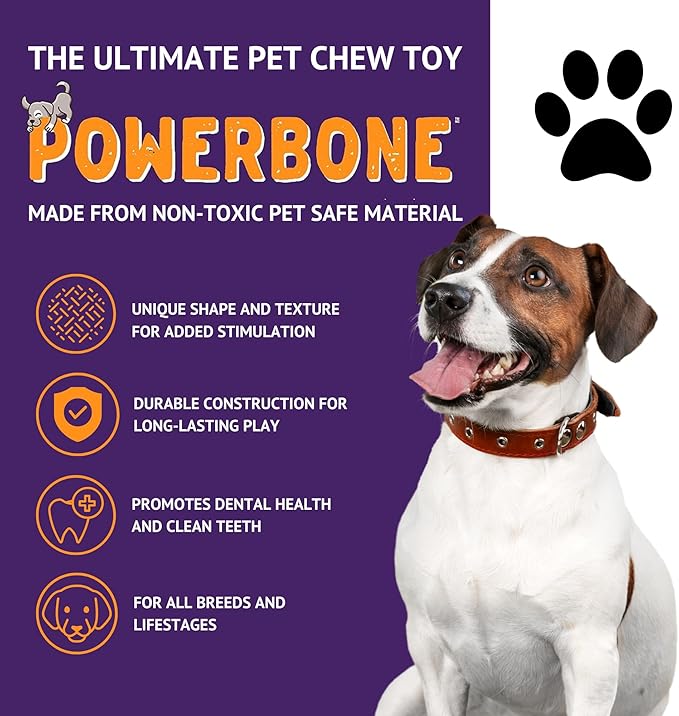 Powerbone TV Remote 7" Chew Toys for Dogs
