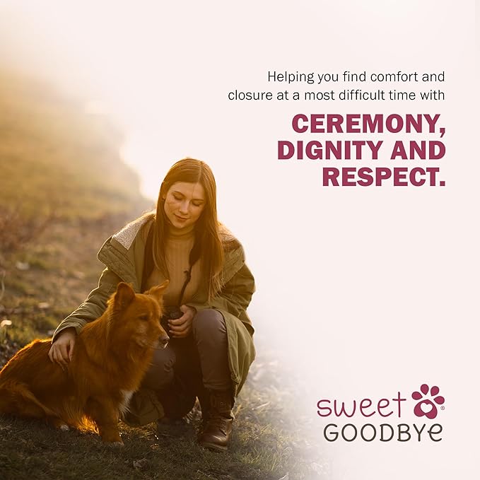 Cocoon® - Eco-Friendly Pet Burial & Cremation Ceremony Kit (Premium Wool) - Casket for Dogs and Cats – Size for Every Breed (Choose Size & Color) (Small, Grey)