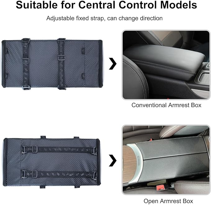 Vehicle Dog Seat - Center Console Dog Car Seat - Adjustable Pet Booster Console Seat, Travel Dog Car Carrier with Safety Tethers | Breathable Car Seat Bed Suitable for Small & Medium Dogs and Cats