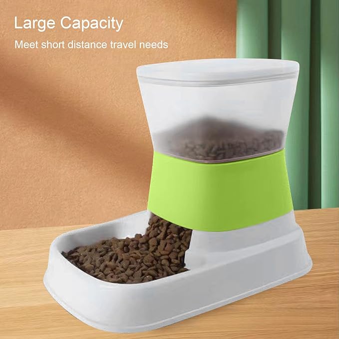 Automatic Pet Feeder, Stable Cat Food Dispenser with Large Capacity, Detachable, for Dogs and Cats, Suitable for Short Trips