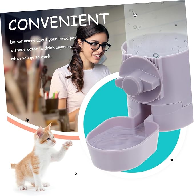Yardwe Automatic Pet Water Dispenser Hanging Waterer for Cats and Dogs Capacity for Keeping Pets Hydrated Indoors
