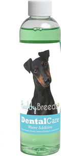 Healthy Breeds Dog Dental Care Water Additive for Manchester Terrier - OVER 200 BREEDS - Easier Than Sticks Wipes Spray Chews & Treats - Mint Flavor - 8 oz