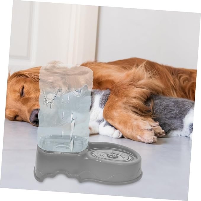 Cat and Dog Feeder Bowl Automatic Water Dispenser Plastic Material Easy to Clean
