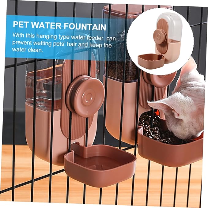 BESPORTBLE 5pcs Automatic Dog Waterer Pet Water Fountain Cat Feeder Dog Feeder Safe Light Dispenser for Crate