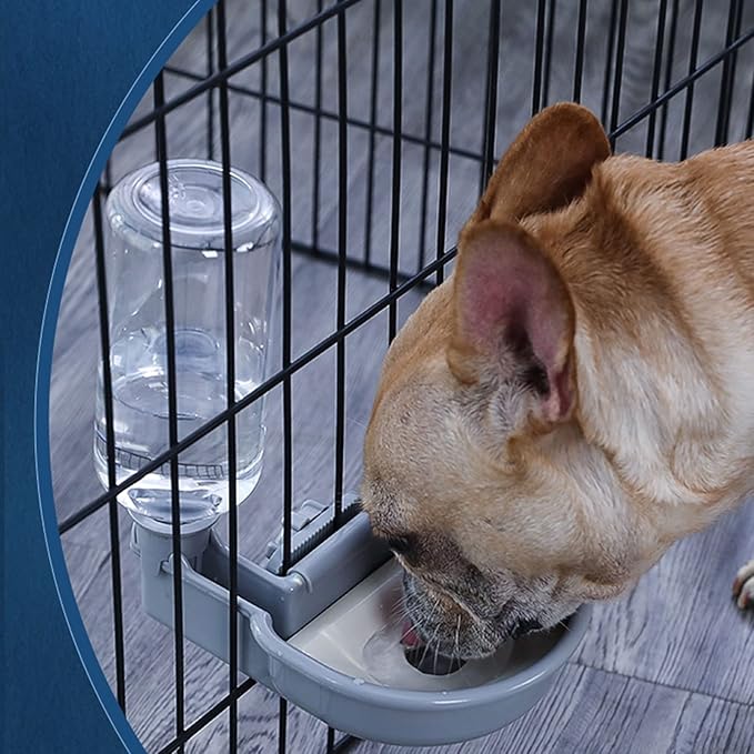 Pet Water Dispenser for Water Feeder Automatic Feed Fountain for Small Dogs Puppies Cats Easy to Hang for