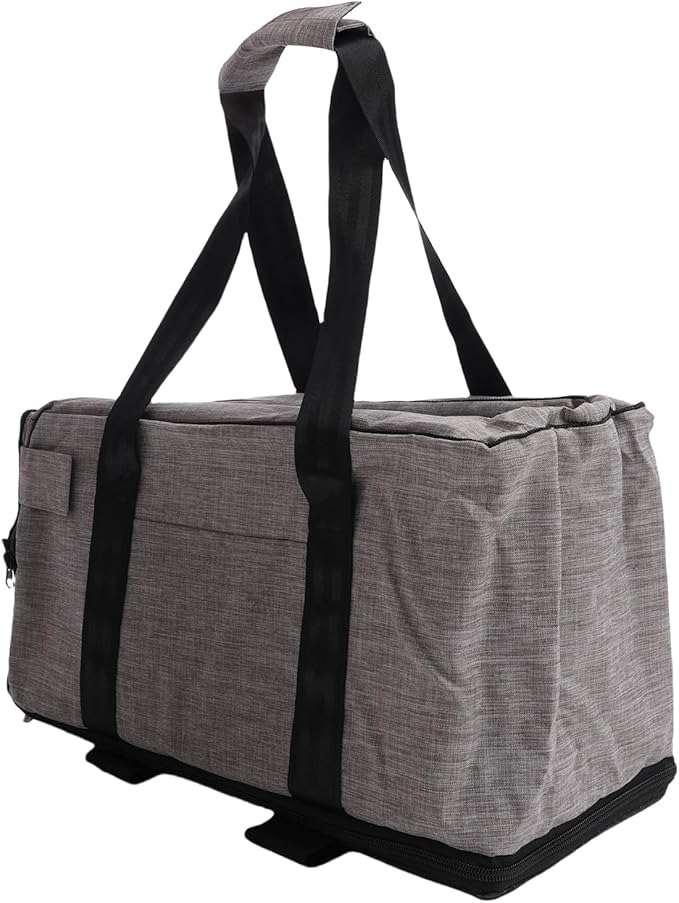 GOTOTOP Portable Dog Car Seat Pet Booster Seat Travel Carrier for Small Dogs Cats with Safety Belts Non Slip Center Console Design 300D PU Oxford Cloth
