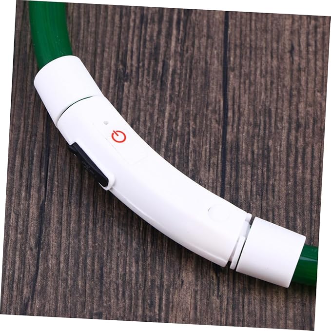 ibasenice Glowing Led Collar for Dogs Rechargeable No Circuit Inside Safe for Bites