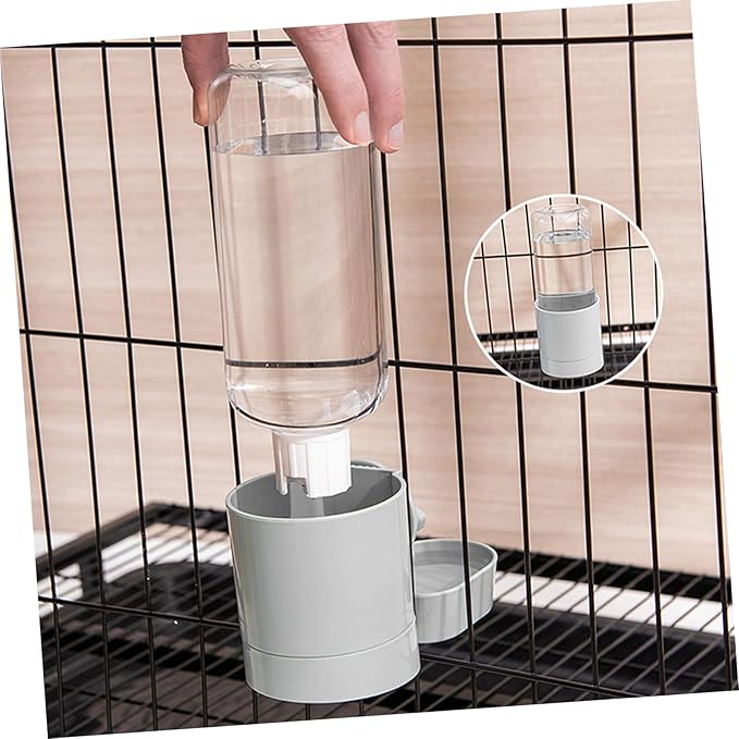 TOYANDONA Pet Water Fountain Feeder Multi-Function Hanging Dispenser for Cats Dogs Easy No Leak Pet Care Tool