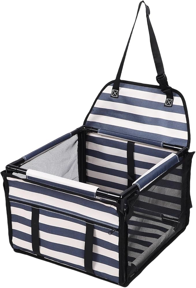 Foldable Dog Car Seat Pet Travel Carrier with Portable Folding Design Dogs Small Pets