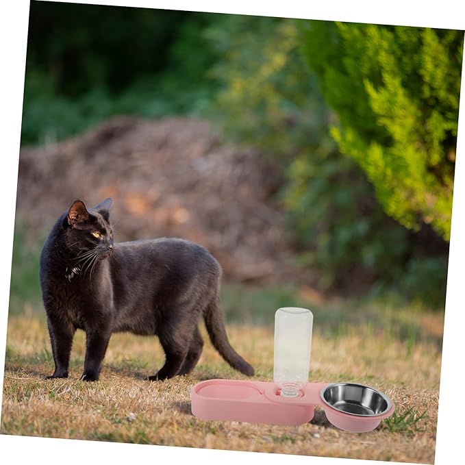 Automatic Cat Feeder Bowl Pet Water Fountain Feeder Dispenser Cat Dishes
