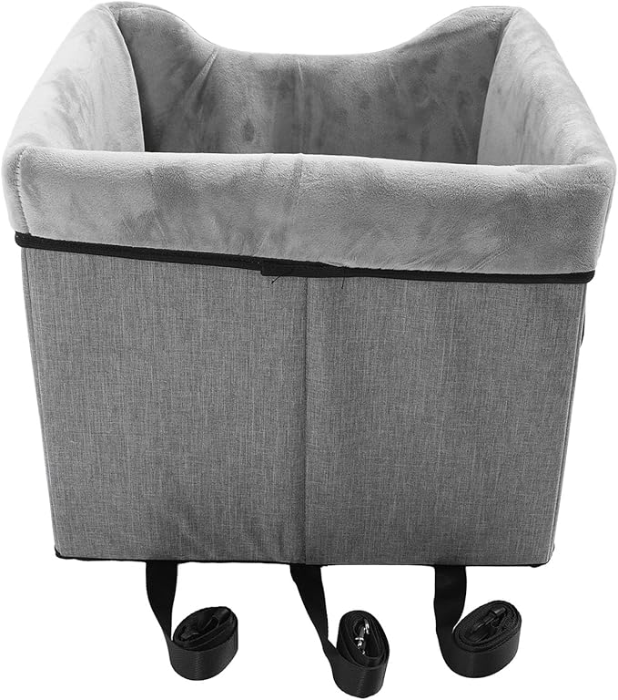 Dog Booster, Adjustable Straps Dog Seat Oxford Cloth Easy to Clean Booster Seat Portable and Convenient Small Dog Booster Seat for Long Distance Travel