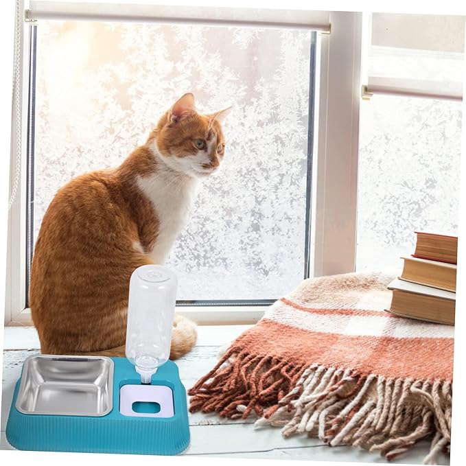 Automatic Water Dispenser PET Bowl for Dogs and Cats Skid Food-Grade Material Portable Design for Home and Travel