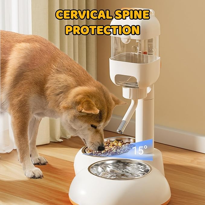Luxury Pet Food Water Feeder Suspensible Crate Dripless Dog Kennel Bottle Dispenser Automatically Feeding Water 100% BPA-Free Stainless Steel Bowl