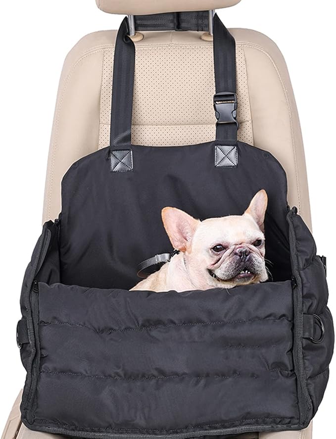Car Seat Travel Bag Dog Car Seat for Dog Cat Puppy Small Animal Travel Cage Within 18 Lbs,Puppy Dog Booster Seats Carrier Bed,Perfect for Cars, Trucks and Suvs