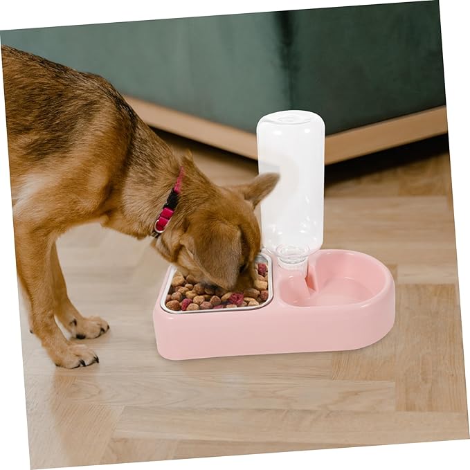 BESPORTBLE Pet Supplies Automatic Pet Water Dispenser for Cats Dogs Sturdy Double Bowl Design