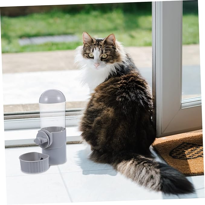 Happyyami Automatic Pet Water Feeder for Dogs and Cats Leak-Resistant Design Capacity for Home Use No Worry Hydration for Your Pets