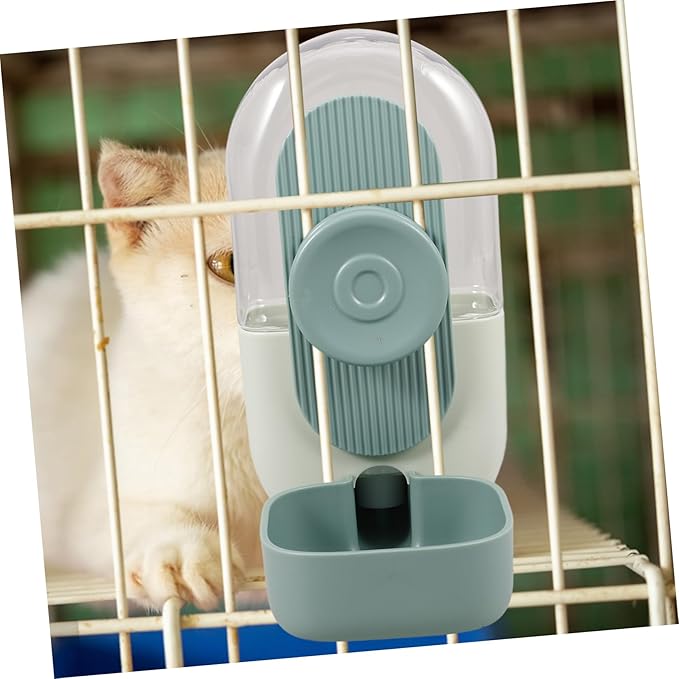 POPETPOP Pet Water Dispenser for Dogs and Cats Hanging Gravity Feeder No Leak Automatic Water Bowl Body for Easy Observation for Pet Cages