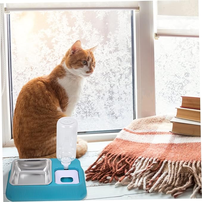 KESYOO Pet Water Dispenser Detachable Design for Easy Cleaning Multi Use Feeder for Dogs and Cats Material for Indoor Use and Busy Pet Owners