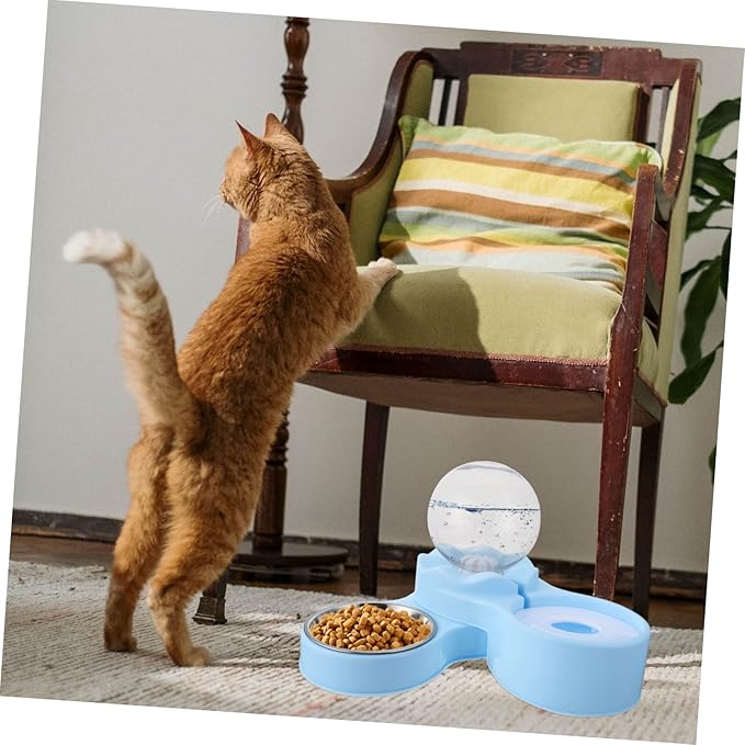 BESPORTBLE Automatic Drinking Fountain Pet Cat Bowl Cat Water Dispenser Stainless Steel Supply