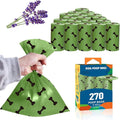 Strong Green Leak Proof Waste Bag for Dogs-270 Large Poop Bags,Biodegradable Dog Poo Bags with Corn Starch Blended Compostable Bag
