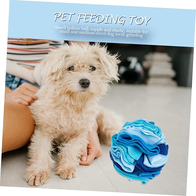 Upgraded PET Sniffing Ball Interactive Dog Sniffing Toy for Slow Feeding Treat Dispensing Sturdy Food-Grade Material for Training Engaging Play
