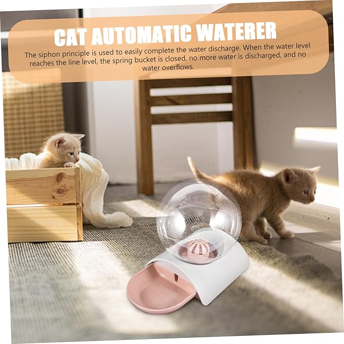 Automatic Pet Waterer for Dogs Cats Water Bowl Large Abs Acrylic Material Simple Assembly for Supplies