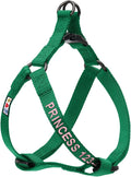 Pawtitas Personalized Dog & Puppy Harness Small Lush Green Custom ID Tag Adjustable No Pull Vest