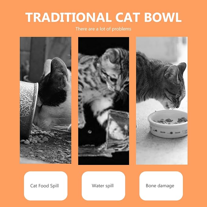 Multifunctional Stainless Steel Dog Food Dispenser and Automatic Water Bowl, Wear-Resistant Pet Feeder with Orange-Pink Design for Home Use