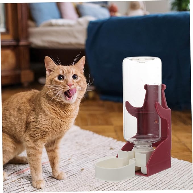 Mipcase 3pcs Automatic Pet Water Feeder for Dogs and Cats Lightweight Water Dispenser Capacity Easy to Use and Non-Skid Design for Continuous Hydration
