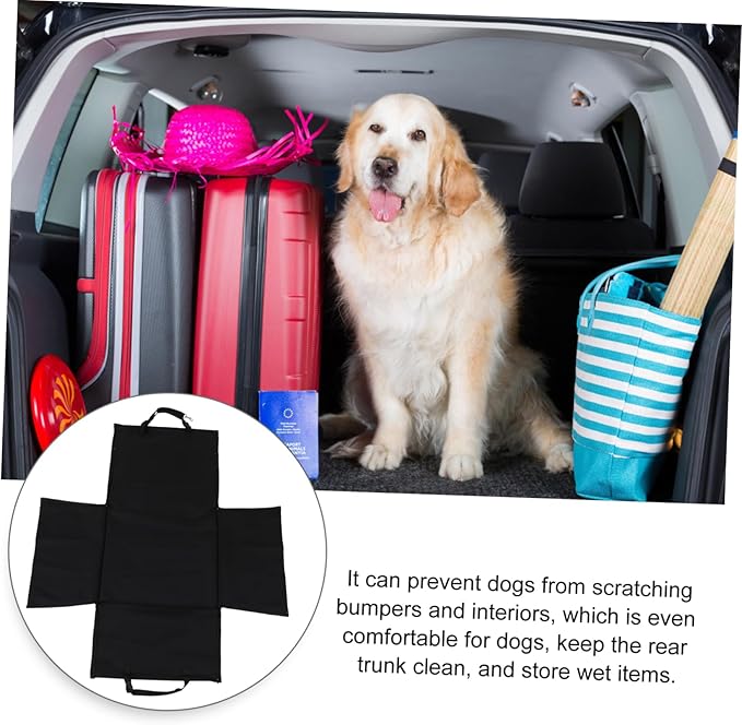 Pet Seat Cushion Breathable Dog and Cat Basket Comfortable Car Seat Cover for Pets Open Design for Reinforced Structure for Stability for Backseat Travel