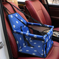 JOONOR Dog Car Seat Pet Dog Booster Seat for Small Dogs Medium Dogs Cats, Dog Car Carrier with Safety Leash and Zipper Storage Pocket(Blue)