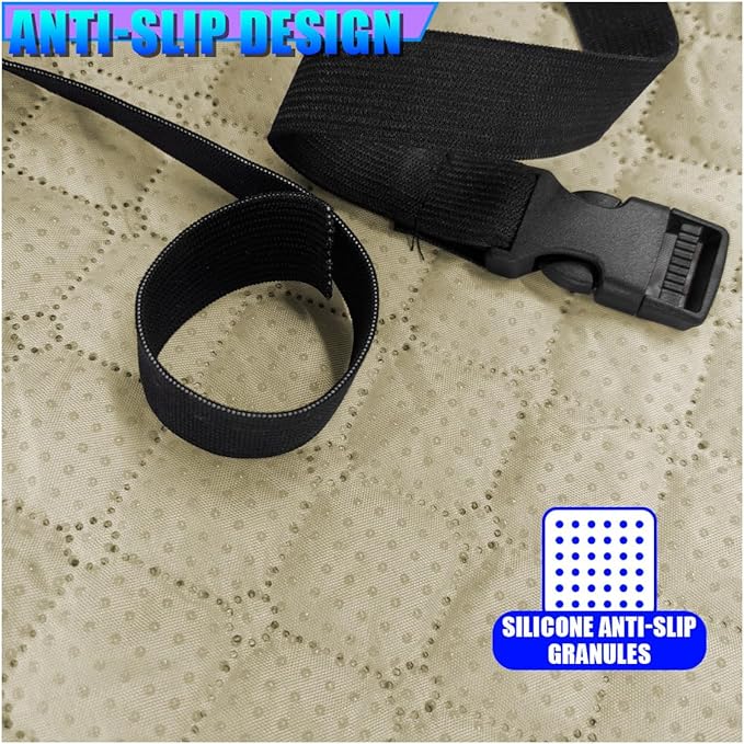 Dog Car Seat, Waterproof Pet Auto Safety Front Seat Cushion, Soft Multifunctional Puppy Car Seats Cover, Universal Washable Vehicle Travel Accessories for Small to Medium Dogs (Black)