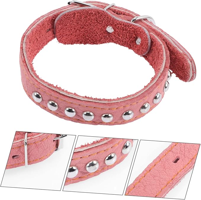 Totority Stylish Dog Collar Vintage Soft Puppy Neck Decor Comfortable Skin-Friendly Neck Ornament for Dogs Chic Retro Design to Make Pets Stand