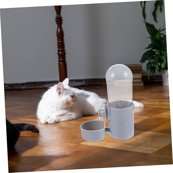 Kisangel Automatic Pet Water Dispenser for Dogs and Cats No-Leak Hanging Water Feeder Capacity Prevents Spills for Pet Cages and Travel