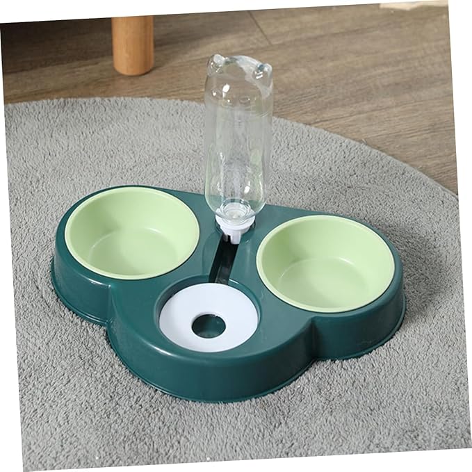 Automatic Multi-Function Pet Feeder for Dogs and Cats Detachable Water and Food Bowl Non- Base for Busy Pet Owners Design