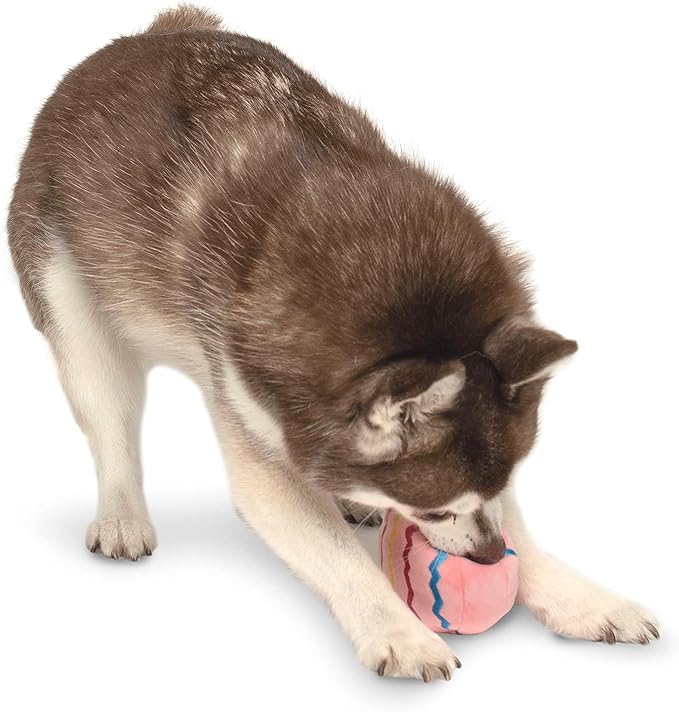 Midlee Easter Egg Plush Dog Toy - Pink (Small)