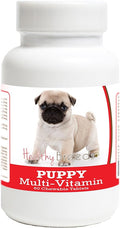 Healthy Breeds Pug Puppy Dog Multivitamin Tablet 60 Count