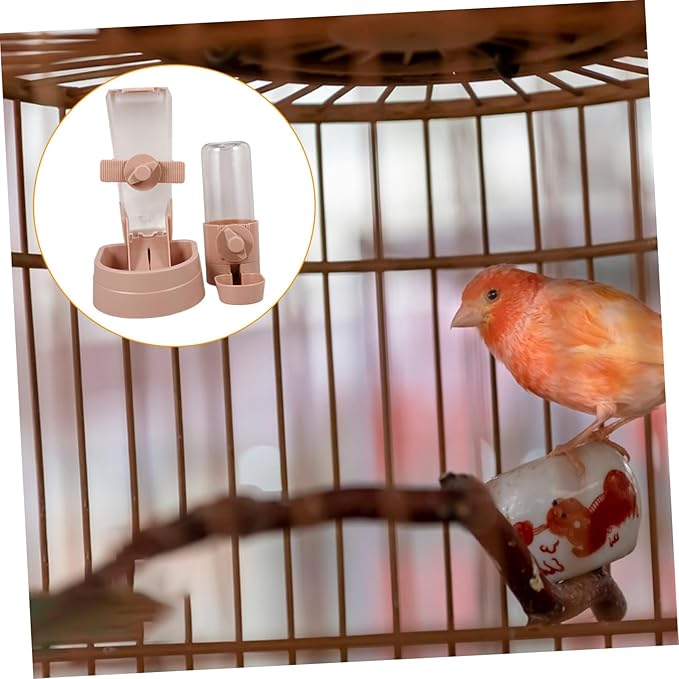 BESPORTBLE 1set Automatic Feeder Dispenser for Cats Pets Hanging Type Dog Cat Water Food Feeding Device Easy Installation Leak Design Convenient Pet Supply