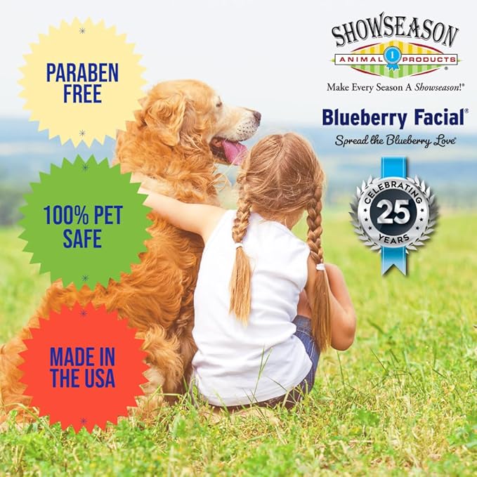 Showseason Animal Products South Bark's Original Blueberry Dog Cologne 8.5 oz. | Dog Perfume Long Lasting | Deodorizing Spray | Same Scent As The Famous Blueberry Facial®