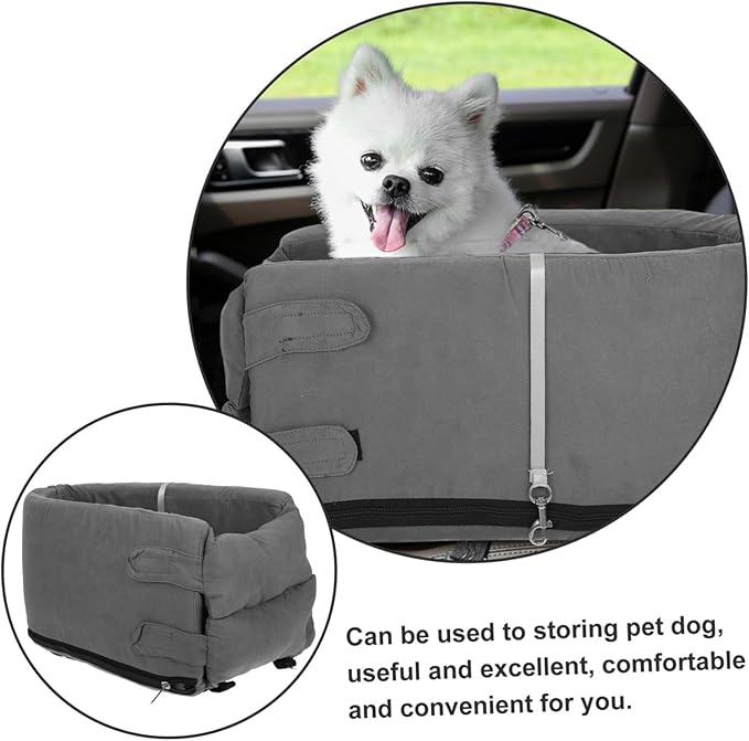 BESPORTBLE Car Dog Cushion Seat Non- Pet Car Bed for Dogs and Cats Easy to and Portable Travel Cushion for Pets for Trips