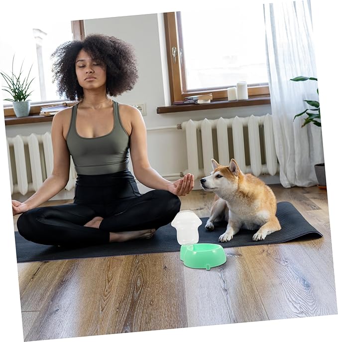 Sosoport 1set Automatic Pet Water Dispenser Transparent Capacity Drinking Bowl for Cats and Dogs Plastic Water Feeder for Convenient Hydration for Indoor and Outdoor Use