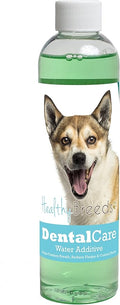 Healthy Breeds Dog Dental Care Water Additive for Norwegian Lundehund - Helps Freshen Breath, Reduce Plaque & Control Tartar - Mint Flavor - 8 oz