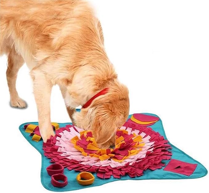 Pet Dogs Mat Pet Leak Food Anti Choking Mat Cat Dog Training Blanket Nose Work Toy Pet Slowing Feeding Mat