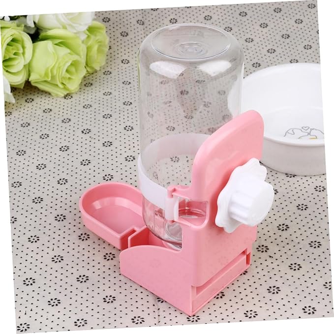 GANAZONO Leakproof Automatic Pet Drinking Feeder Water Dispenser for Hamsters Pigs Squirrels and Birds Easy Install Cage-Mounted Bottle for Home and Outdoor Use