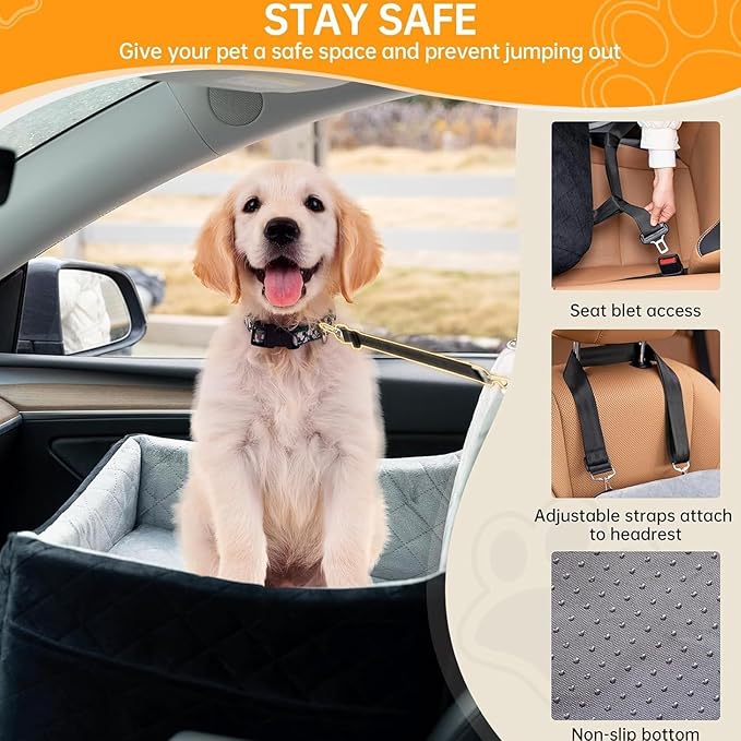 Travel Dog Boosters Offering Enhances and Storage Detachable Washable Pet Safe Pet